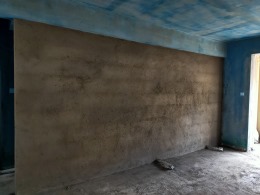 一品洋房工地-建墙