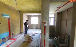 山之韵23号楼在施工地，北欧风格